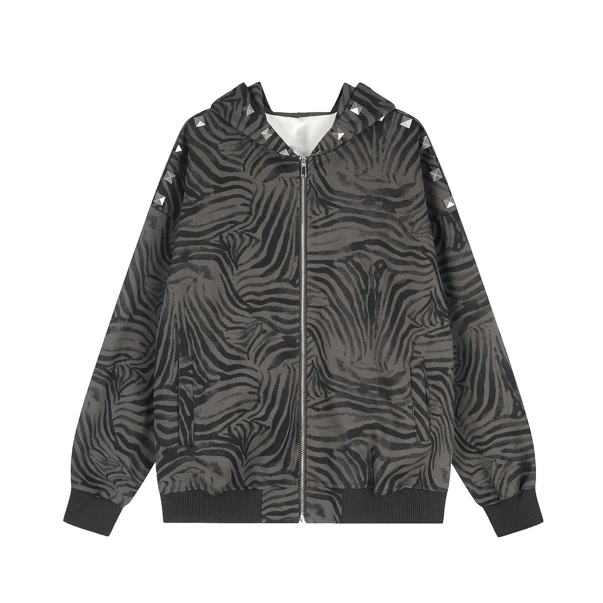 ZEBRA STRIPE HOODIE '56